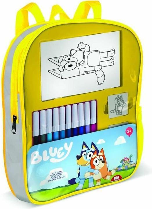 Produktbild Multiprint Bluey Rucksack mit Stempeln und Filzstiften