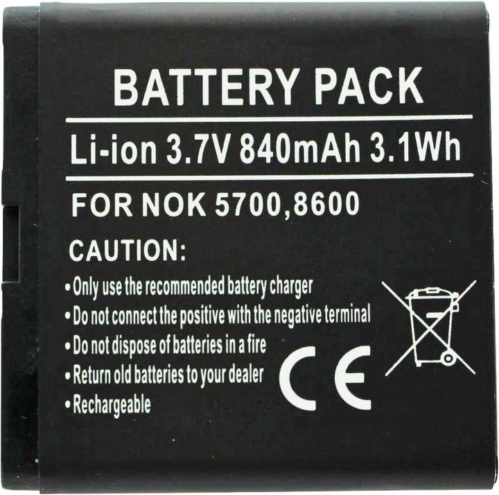 Produktbild Nokia Akku 6500 slide, BP-5M