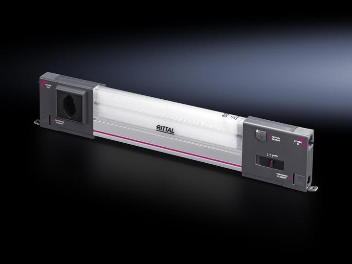 Produktbild Rittal Systemleuchte LED 1200 100-240V 437mm mit Steckdose CH