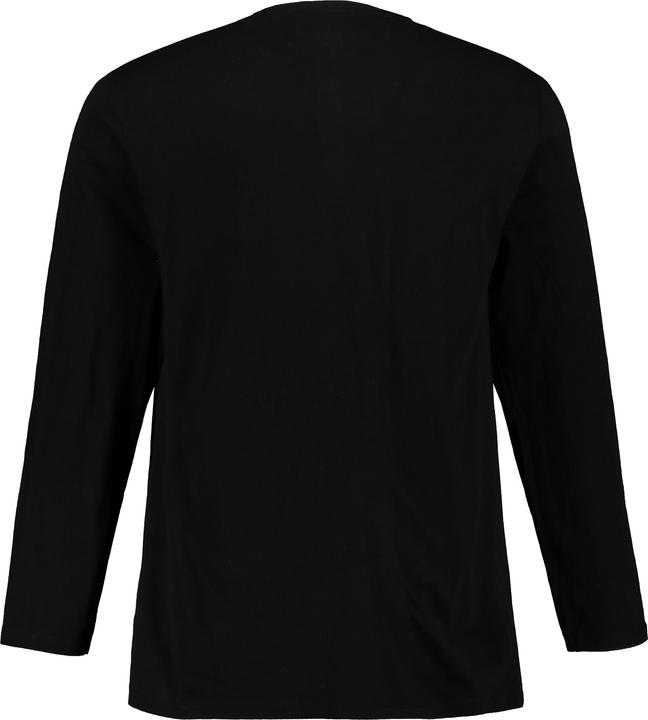 Produktbild JP1880 Henley, Basic, Shirt, Langarm, Knopfleiste, bis 8XL (8XL)