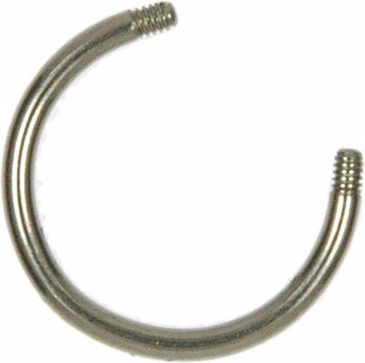 Image du produit Bijouteria 1.2mm Titane élément de piercing (Titane)