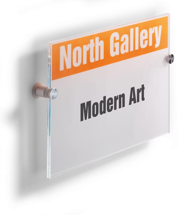 Image du produit Durable Plaque de porte Plaque en cristal A4