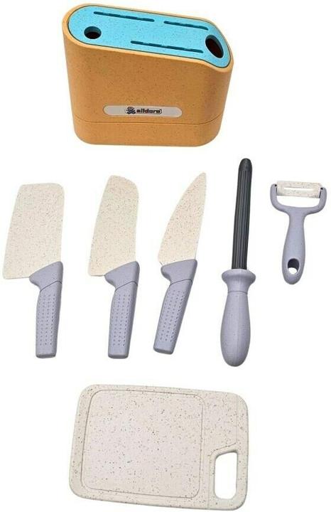 Produktbild Alldoro Messerblock für die Kinderküche, 7-teilig, eco-friendly