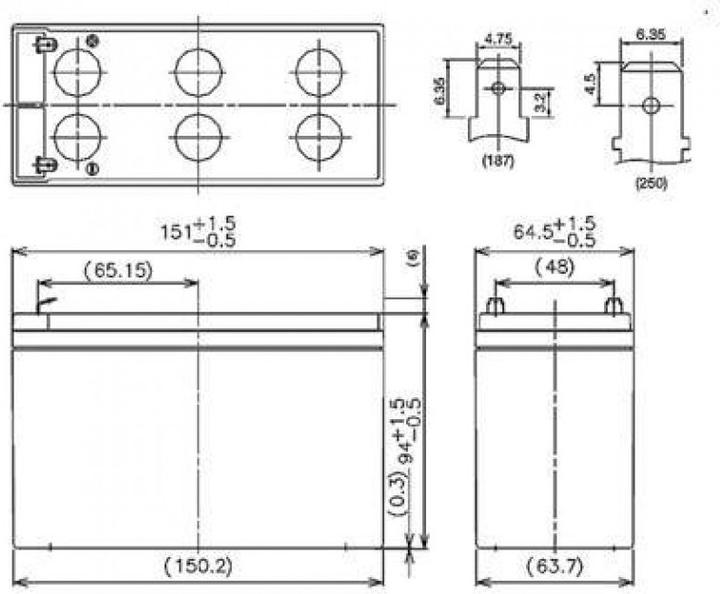 Produktbild Panasonic Akku LC-R127R2PG (12 V)