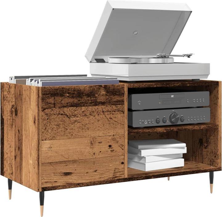 vidaXL Plattenschrank Altholz-Optik 84,5x38x48 cm Holzwerkstoff (Platten)