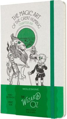 Actual product image Moleskine Notebook Wizard Oz L/A5 851281 lined,white,240 pp. HC (A5, Lined, Soft cover)