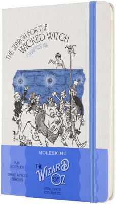Actual product image Moleskine Notebook Wizard Oz L/A5 851274 blank,white,240 p. HC (A5, Plain, Soft cover)