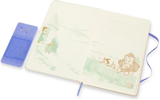 Actual product image Moleskine Notebook Wizard Oz L/A5 851274 blank,white,240 p. HC (A5, Plain, Soft cover)