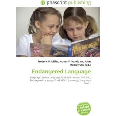 Endangered Language, Fachbücher von Agnes F. Vandome, Frederic P. Miller, John McBrewster