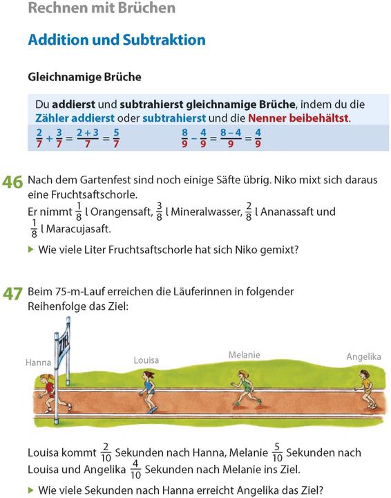 Produktbild Bruchrechnen ab 6. Klasse (Deutsch, Adolf Hauschka, Linda Bayerl, Martina Knapp, Rainer Thiele, Sabine Dengl, 2022)