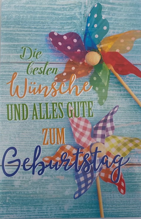 Produktbild Glückwunschkarten Geburtstag Windmühle (1 Stk.)
