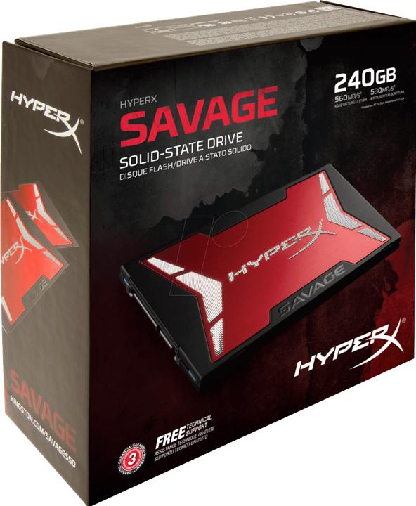 Image du produit HyperX Kit Savage (240 Go, 2.5")