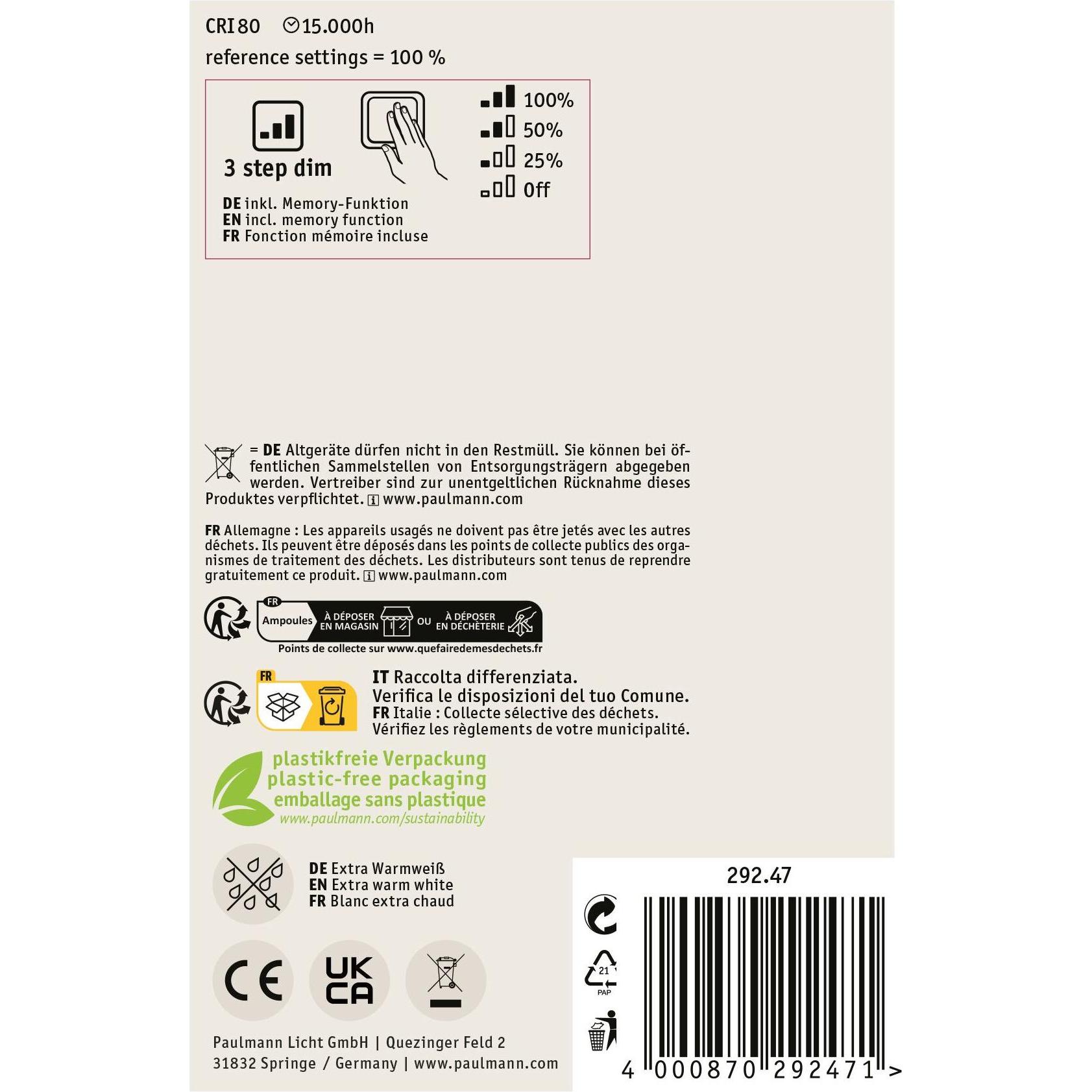 Thumbnail - Paulmann, Leuchtmittel, Rustic Shine Globe (E27, 4 W, 170 lm, 1 x)
