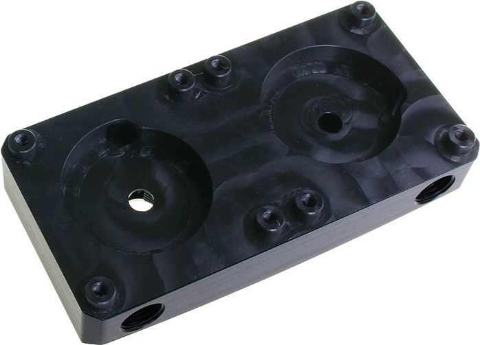 Actual product image Aqua Computer aquacover dual DDC, cover for and Swiftech-