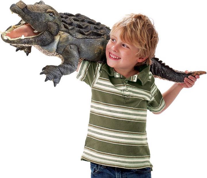 Actual product image Folkmanis American alligator