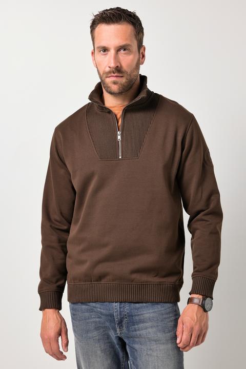Produktbild JP1880 Troyer, Sweat, Zippkragen, Kängurutasche (L)