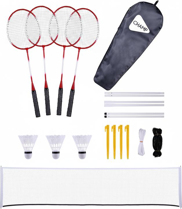 Productafbeelding Champ Badminton-Set für 4 Spieler