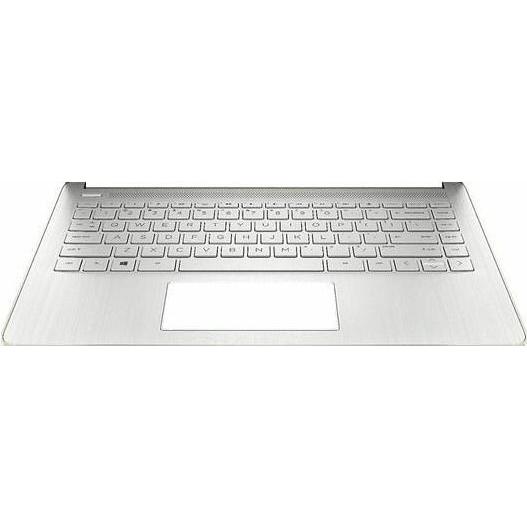 HP Keyboard (NORDIC), Notebook Ersatzteile, Silber