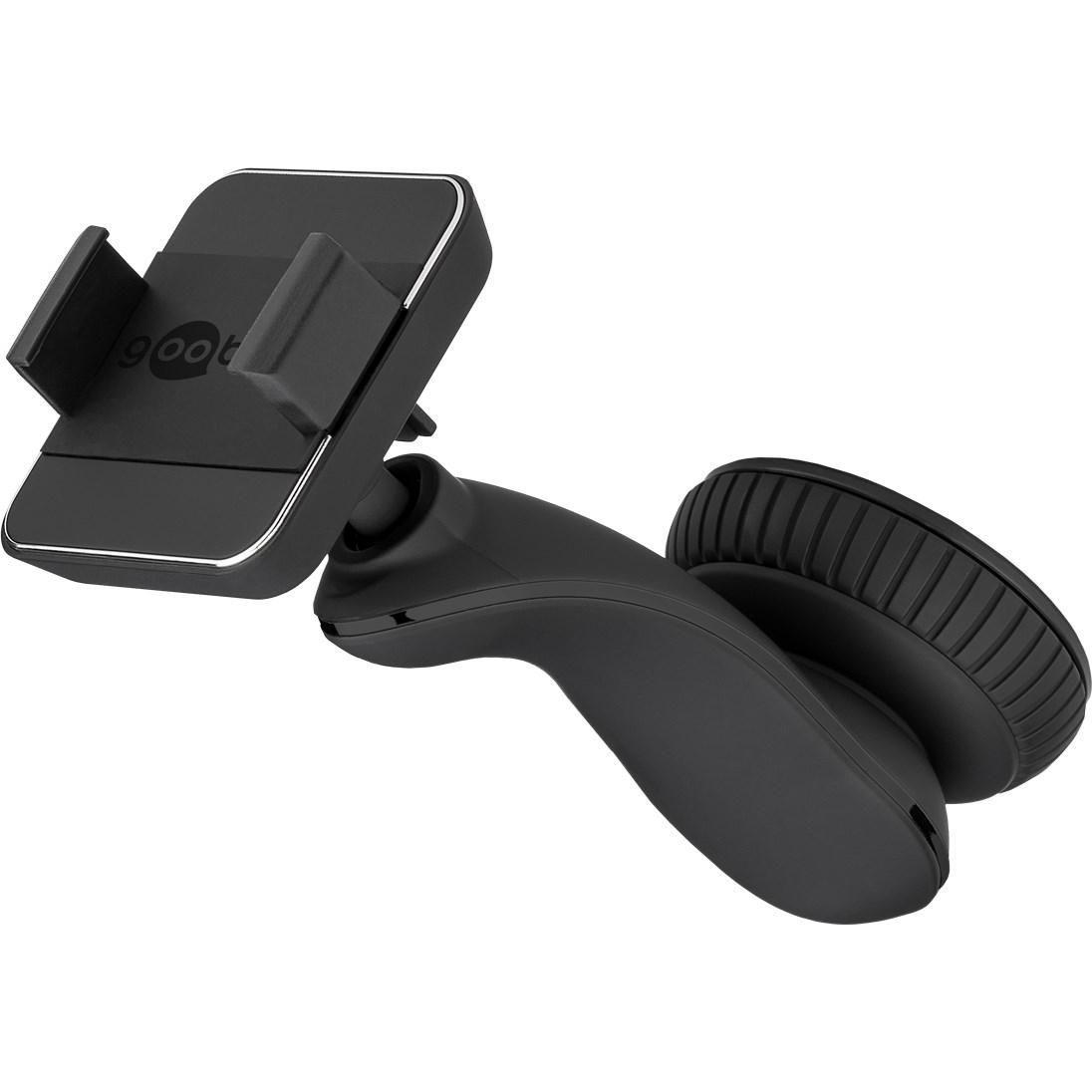 Goobay Saugnapf Smartphone KfZ-Halterung, Schwarz, Smartphone Halterung, Schwarz