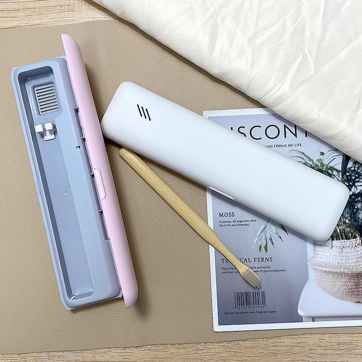 Image du produit Novidarte Brosse à dents Boîte de stérilisation avec miroir de courtoisie USB