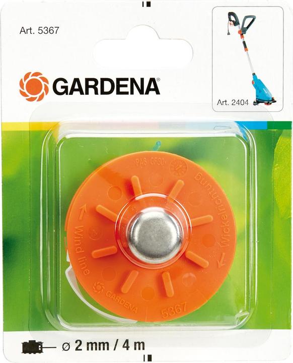 Immagine prodotto Gardena Bobina di ricambio (Pioniere delle erbacce, Lenza per tagliabordi + rocchetto di lenza)
