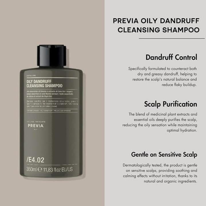 Actual product image Previa Extralife Oily Dandruff Cleansing Shampoo 350ml (350 ml)