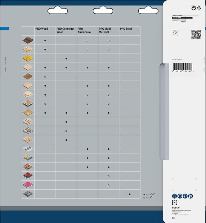 Productafbeelding Bosch Professional Zubehör Cirkelzaagblad aluminium voor accuzagen, 305 x 2,4/1,8 x 30, 96 tanden
