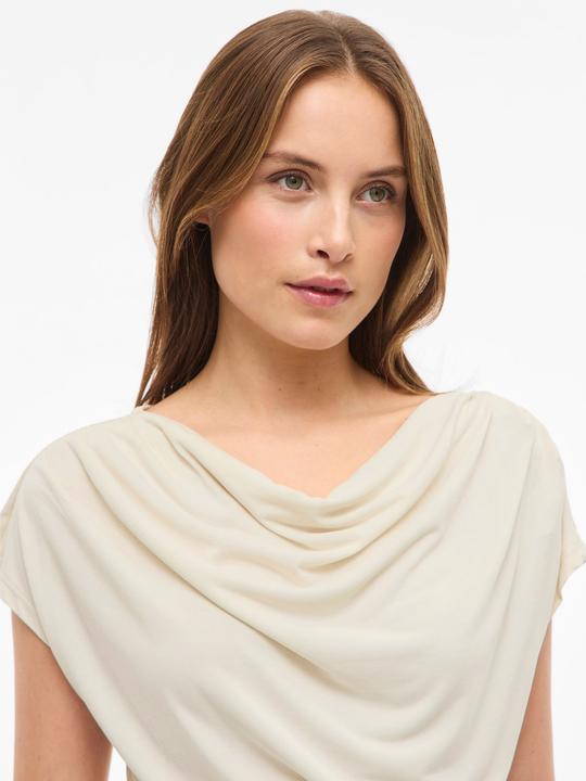 Produktbild Vila VIMODALA Wasserfall-Ausschnitt Oberteil mit angeschnittenen Ärmeln (L)