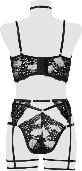 Actual product image Grey Velvet 2-piece erotic set (XL)