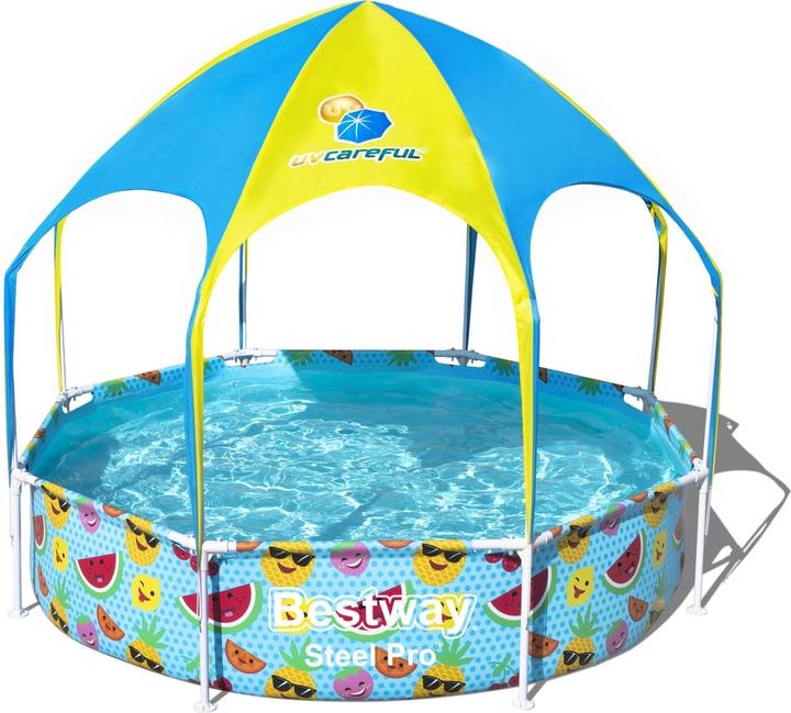 Produktbild Bestway Steel Pro Pool mit UV-Sonnenschutz