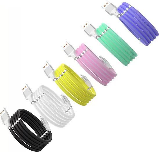 Produktbild Denmen USB-A auf USB-C Kabel 1m Violett (29364) (1 m, USB 2.0)