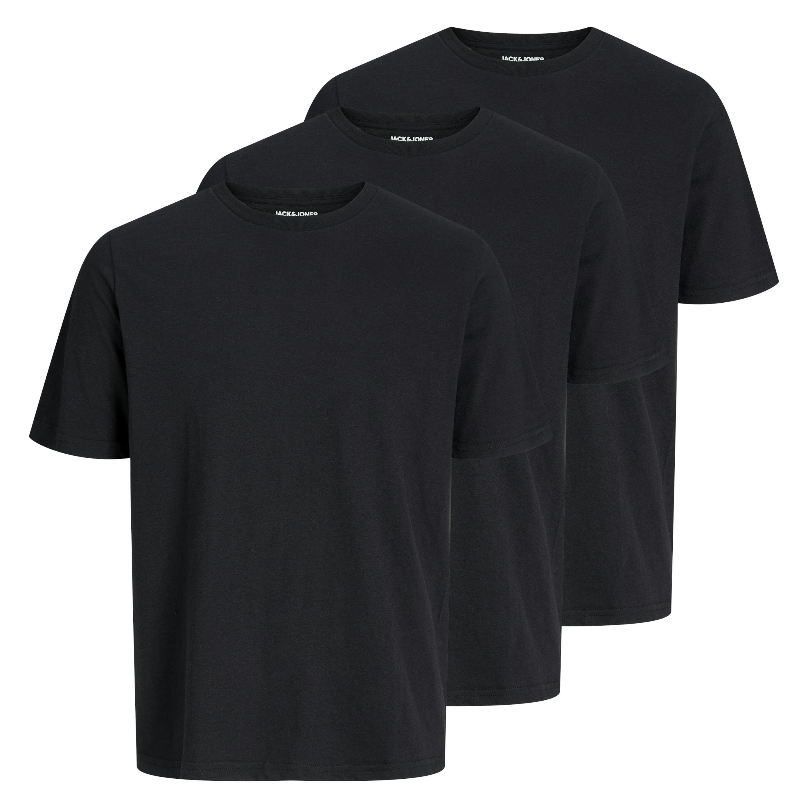 Jack & Jones, Herren, Shirts, Under, Schwarz, (S)