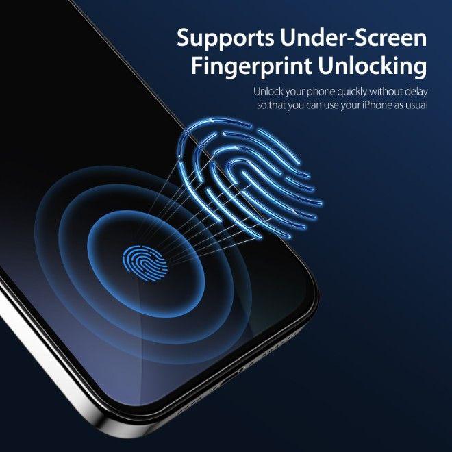 Actual product image Dux Ducis Schutzglas mit Privacy Sichtschutz (1 pcs., Apple iPhone 17 Pro Max)