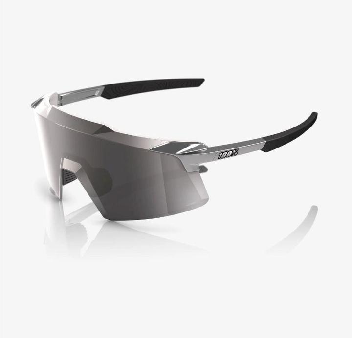 Actual product image 100% Aerocraft - Gloss Chrome - HiPER Silver Chrome Lens (Gloss black chrome, HiPER Silver Chrome)