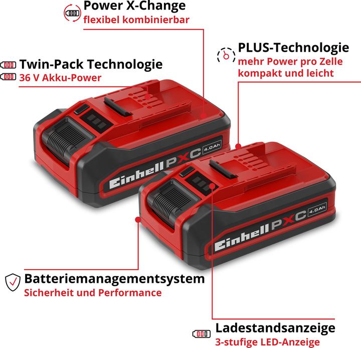 Produktbild Einhell PXC Plus Twinpack (18 V)