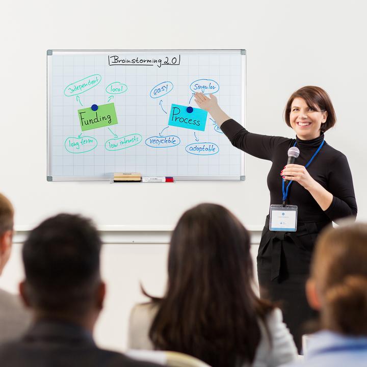 Actual product image Relaxdays Whiteboard planner (90 x 5 x 60 cm)