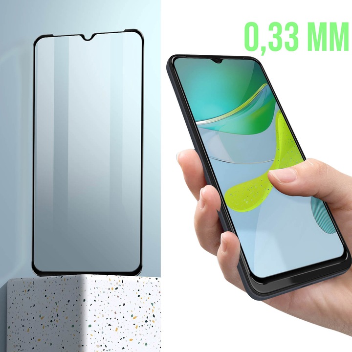 Actual product image Avizar 9H hardness glass display protection film (1 Piece, Motorola Moto E13)