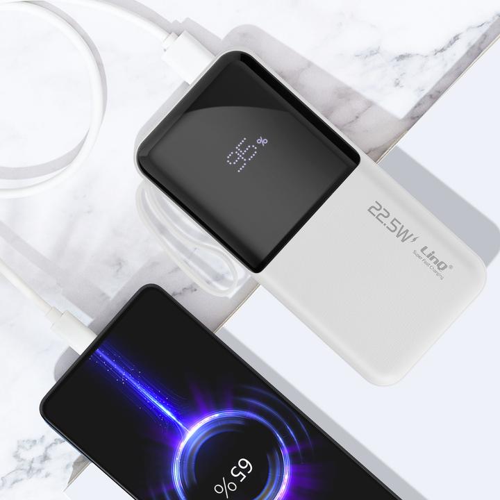 Image du produit LinQ Banque de puissance 10 000mAh + câble Lightning / USB-C (10000 mAh)