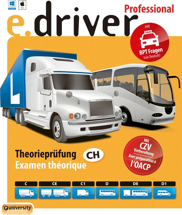 Produktbild e.driver Professional V1.0 (1 User, 18 Monate)