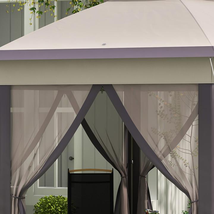 Actual product image Outsunny Folding pavilion with carrier bag (405 cm, 405 cm)