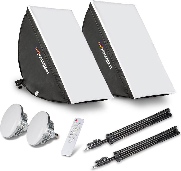 Produktbild Walimex pro 60W Softbox Bi Color Kit 2 (Softbox)