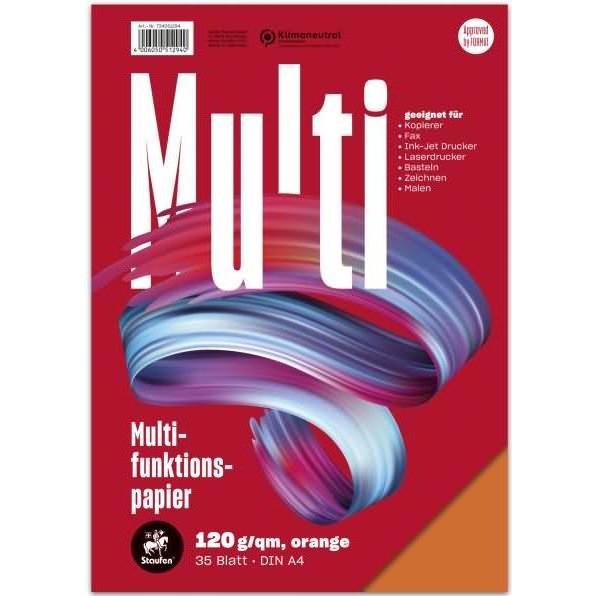 Magni, Kopierpapier, Multifunktionspapier A4 120g 35 Blatt orange (120 g/m², 35 x, A4)