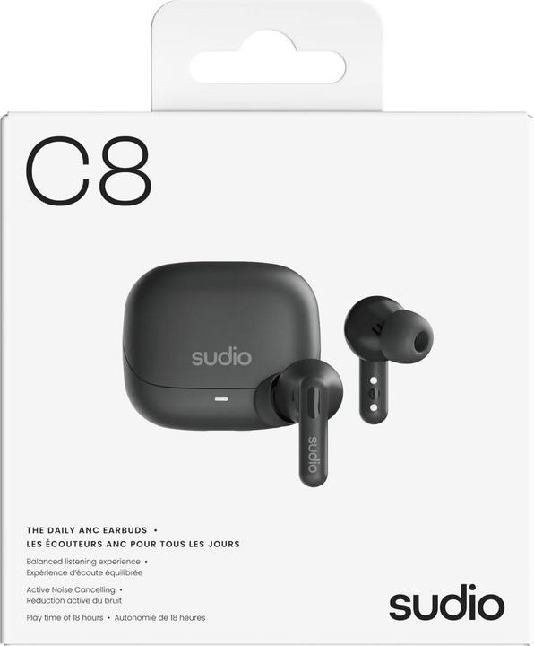 Produktbild Sudio Noise Cancelling Earbuds (ANC, 30 h, Kabellos)