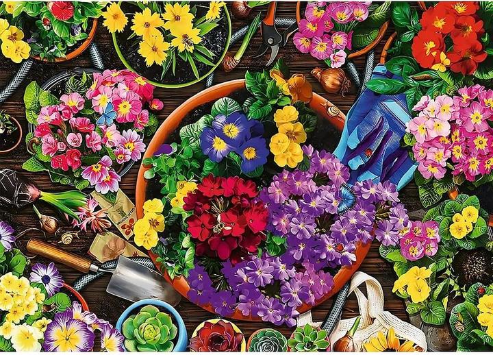 Actual product image Trefl Puzzle 2 x 500 - Garten / Blumen (500 pieces)
