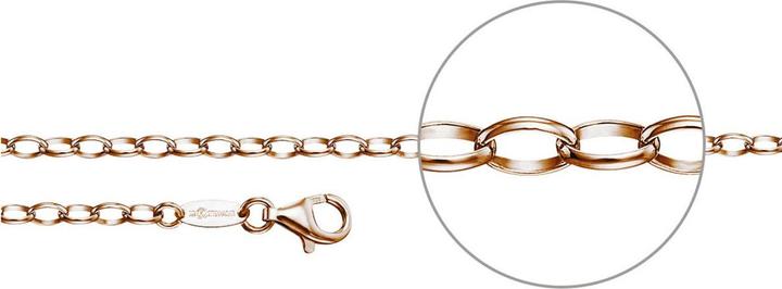 Immagine prodotto Der Kettenmacher Collana con catena ad ancora (Argento, 50 cm)
