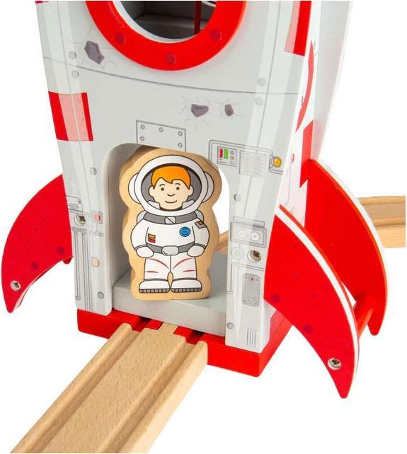 Produktbild Bigjigs Holzschienen - Rocket