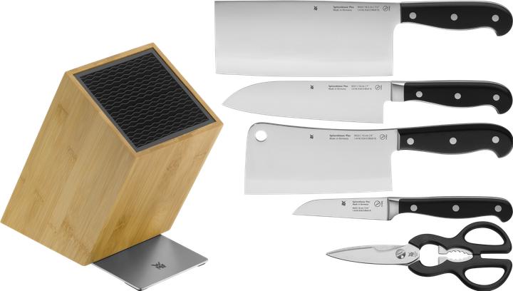 Produktbild WMF Spitzenklasse Plus Asia Messerblock mit Messerset 6teilig, Made in Germany
