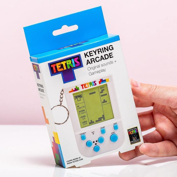 Produktbild Fizz Creations Tetris Mini Retro Handheld Videospiel-Schlüsselanhänger