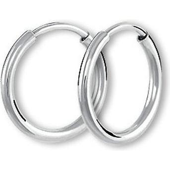 Brilio, Ohrringe, Round earrings made of white gold 231 001 00487 07