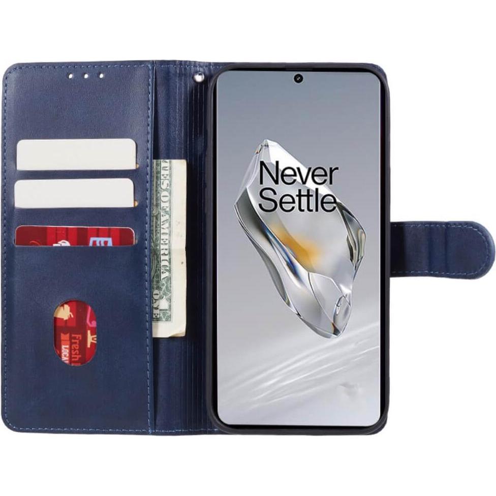 Thumbnail - Cover-Discount OnePlus 12R - Premium Handyhülle Etui blau (OnePlus 12R), Smartphone Hülle, Blau